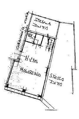 Negozio via del Rinchiuso, 2, Mondovì - planimetria 1