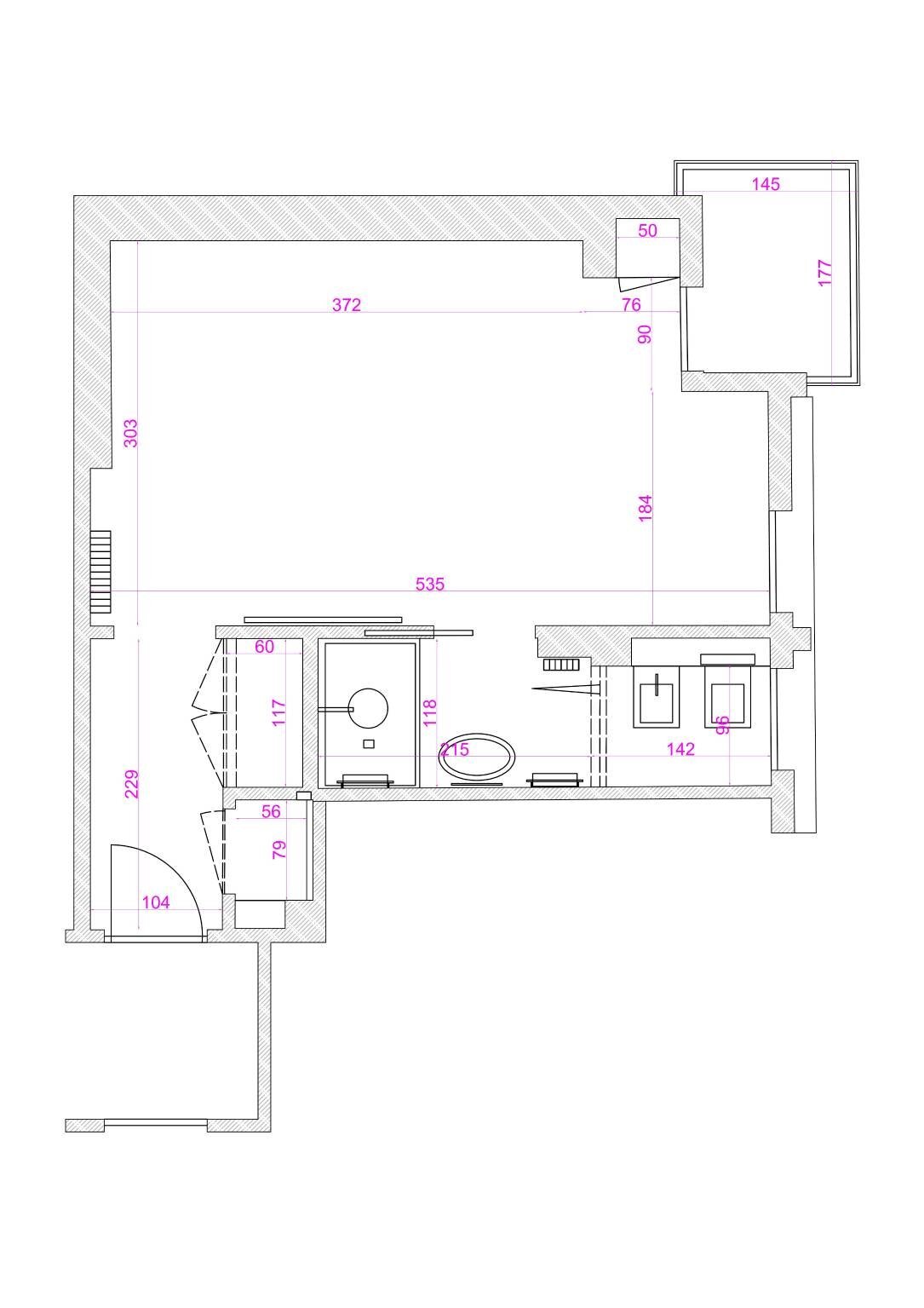 One-room apartment corso Torino, 18, Limone Piemonte - floor plans 1
