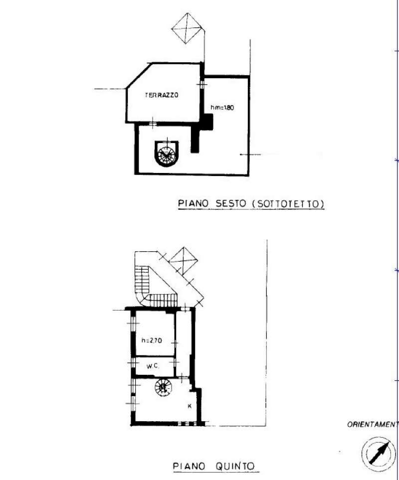 plan cooperazione - Attico via Della Cooperazione, 121, Rozzano - planimetria 1