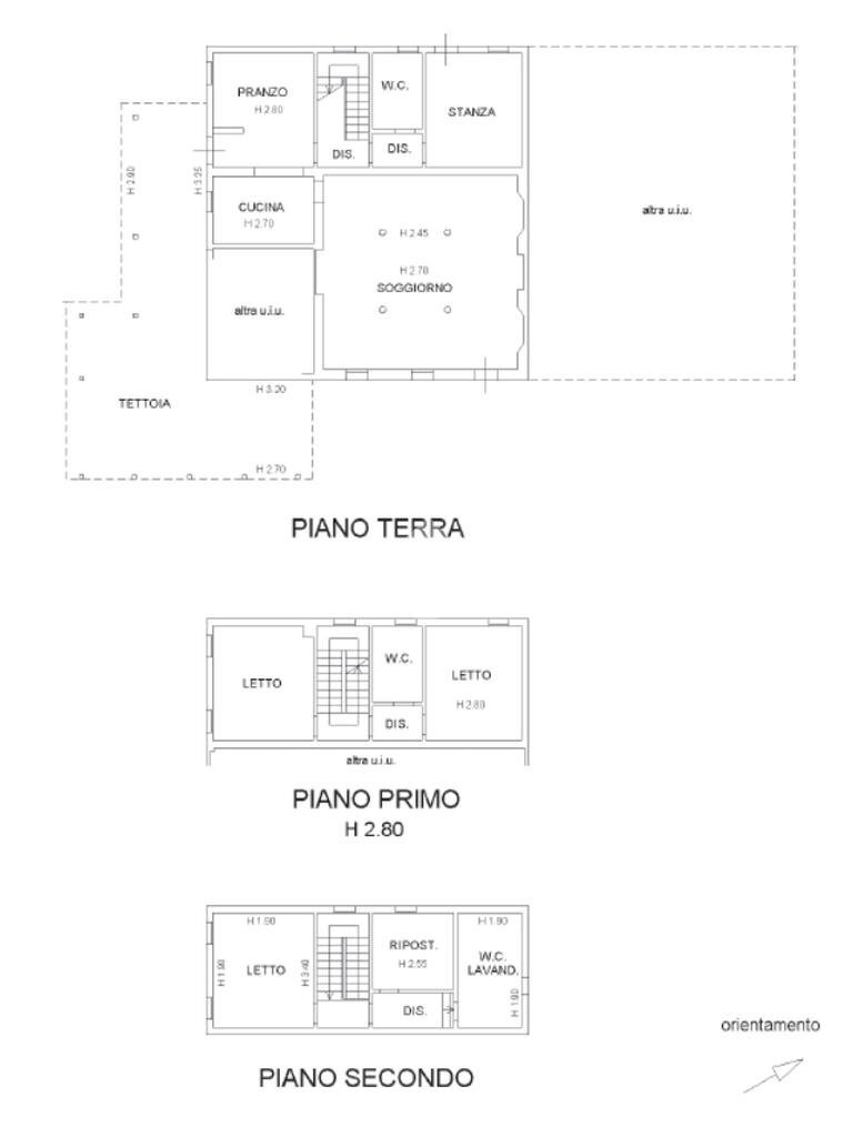 Semi-detached house Strada Soliera cavezzo, Soliera - floor plans 1