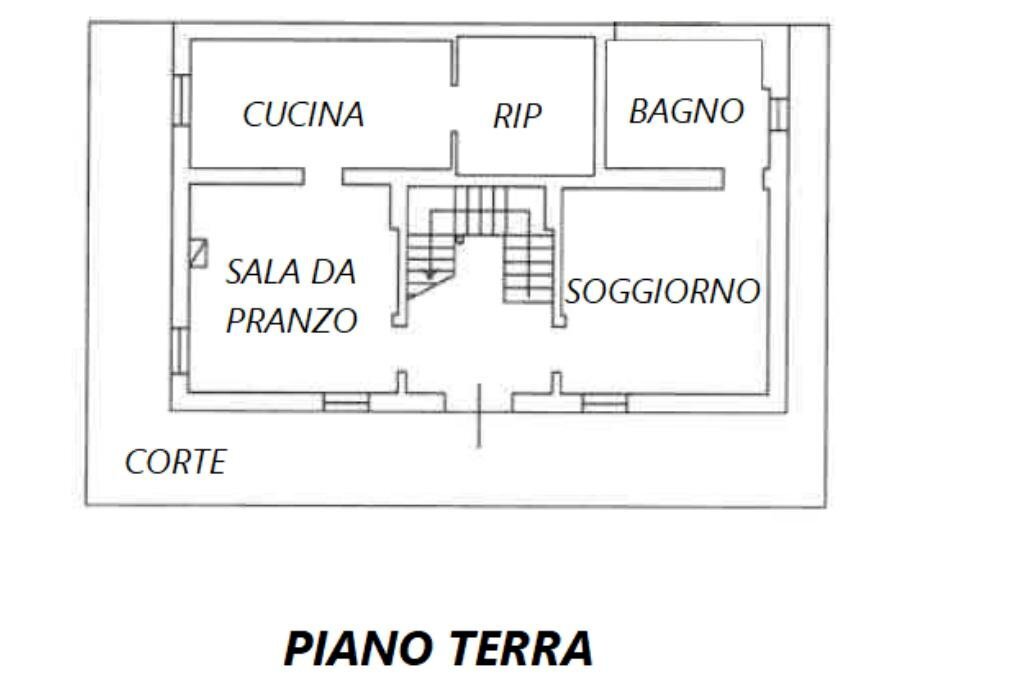 Casa indipendente Via Scuole, Poggio Renatico - planimetria 1