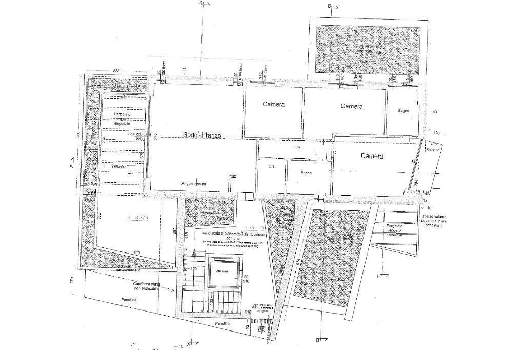 Attic Piazza Dossi, Rimini - floor plans 1
