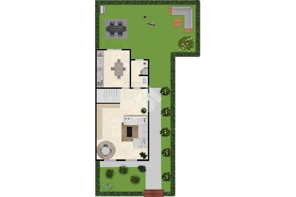 Portion of a house Via Torquato Tasso, Cormano - floor plans 1