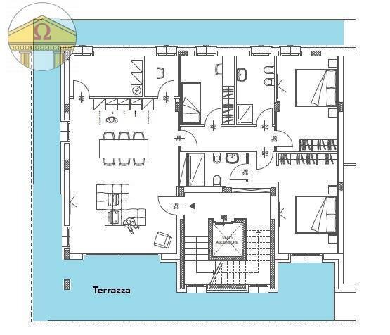 Foto 2 - Appartamento Treviso - planimetria 1