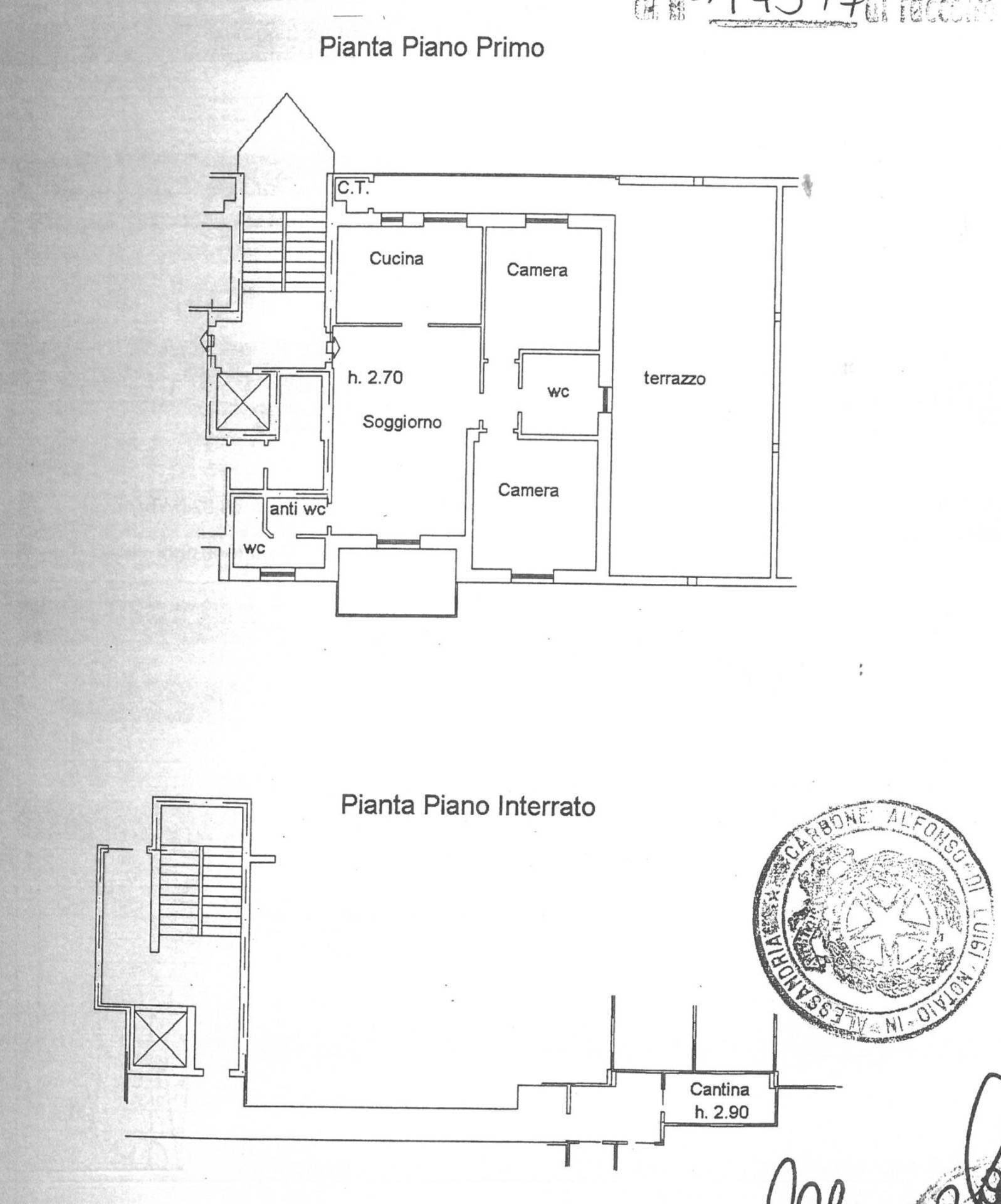 Foto 35 - Appartamento Alessandria - planimetria 1
