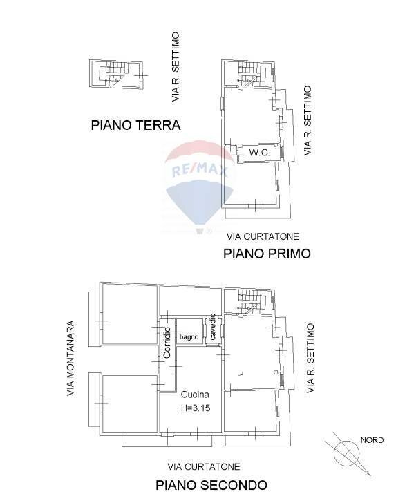 Pianta 2D - Independent house Via Ruggero Settimo
 
206/208, Vittoria - floor plans 1