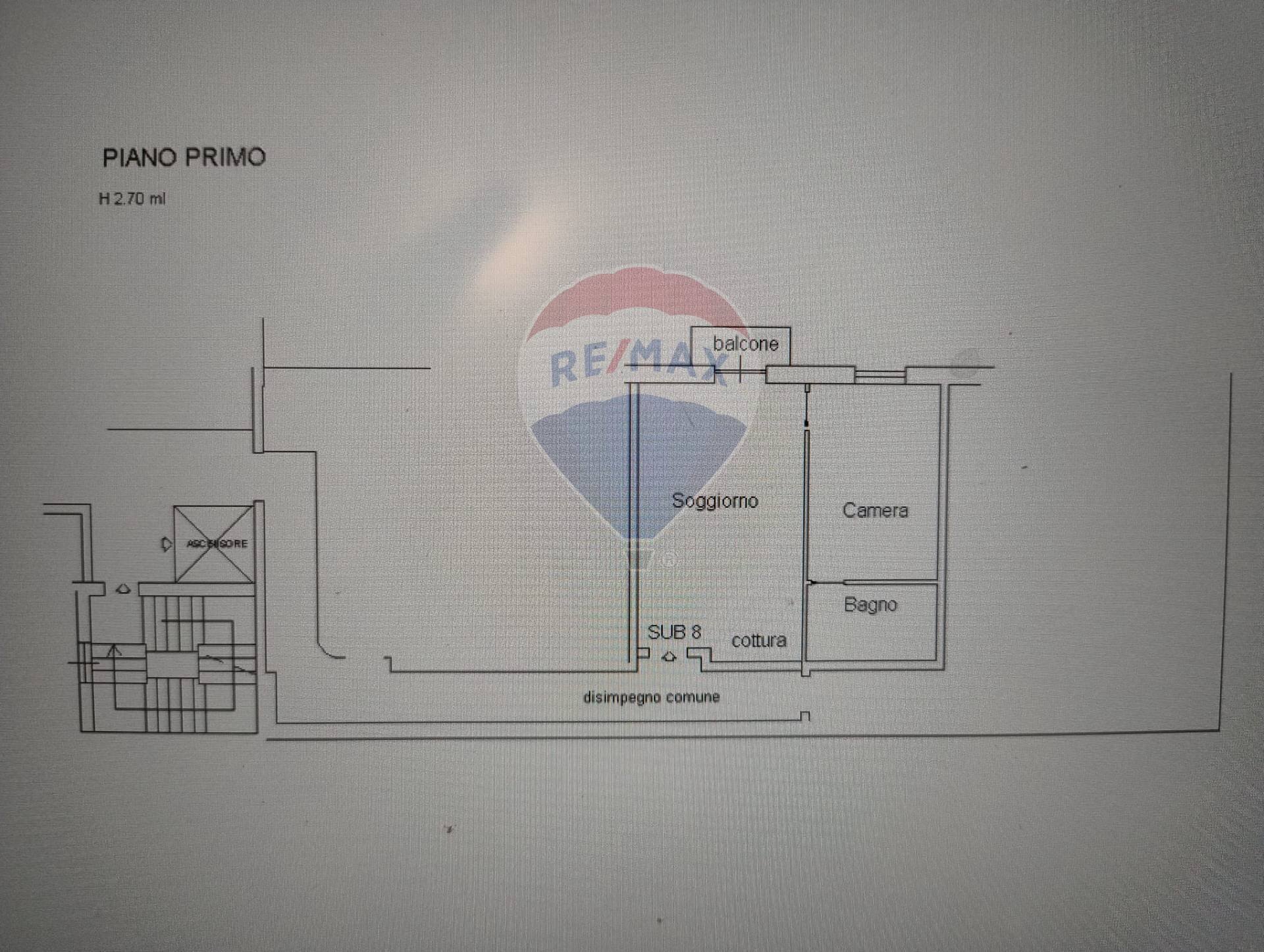Pianta 2D - Two-room apartment Via Emilia Est
 
46, Parma - floor plans 1