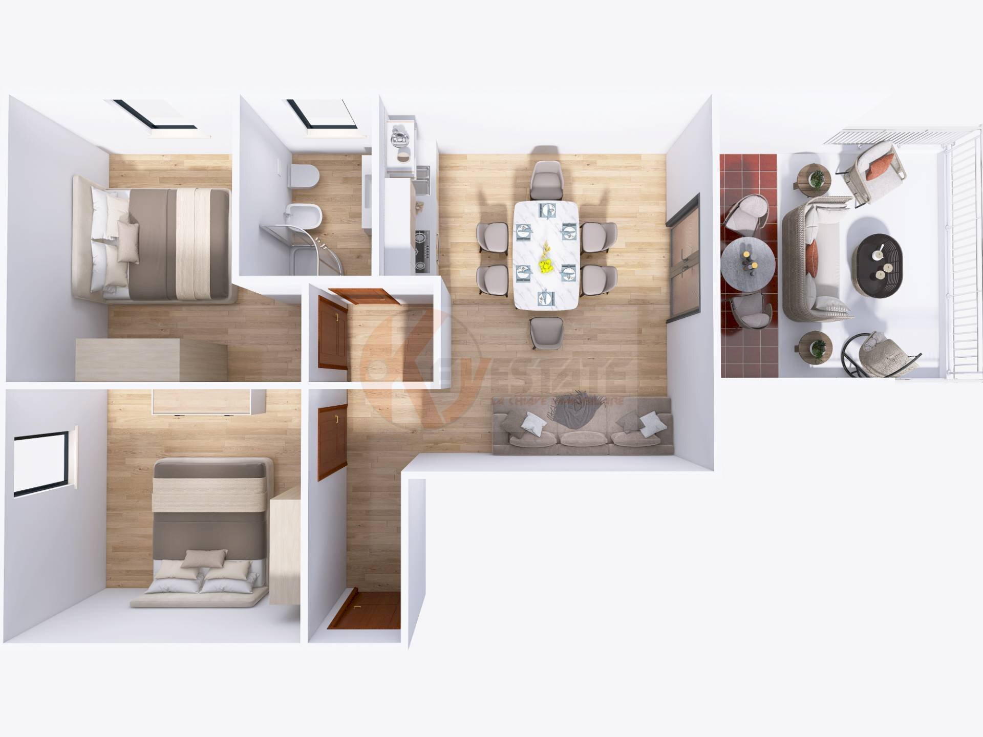 Foto 10 - Three-room apartment Strada statale 134 di Castelsardo
 
snc, Castelsardo - floor plans 1
