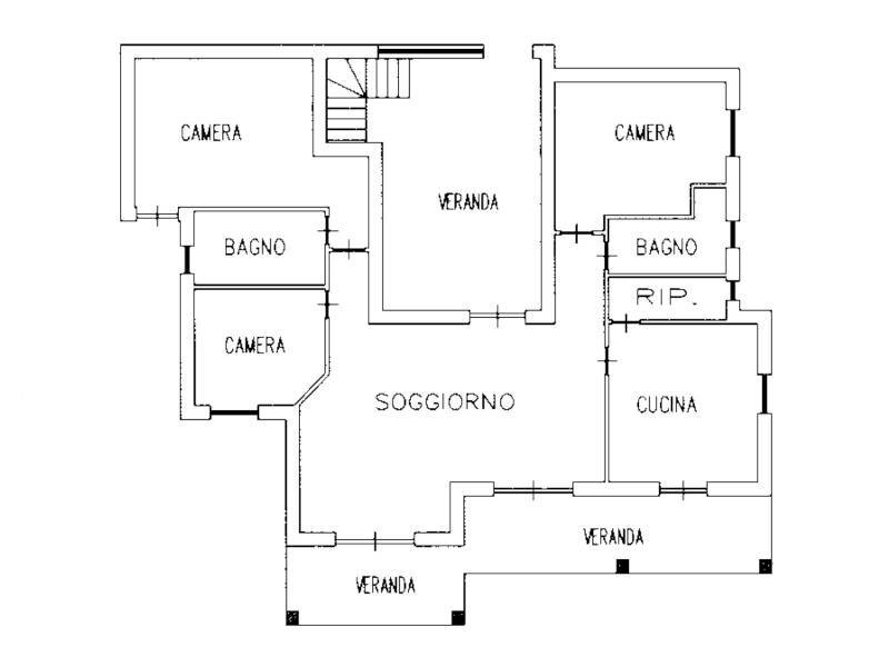 Foto 3 - Villa Lu Fazaggiu, Trinità d'Agultu e Vignola - planimetria 1