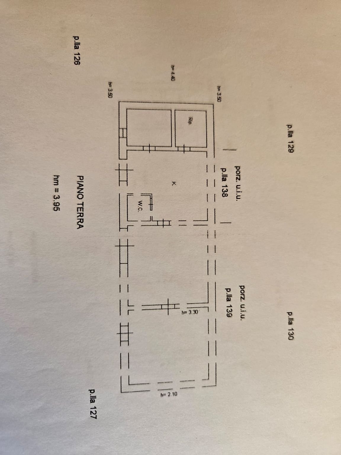 Rustico contrada Lisciandrini, Castellammare del Golfo - planimetria 1