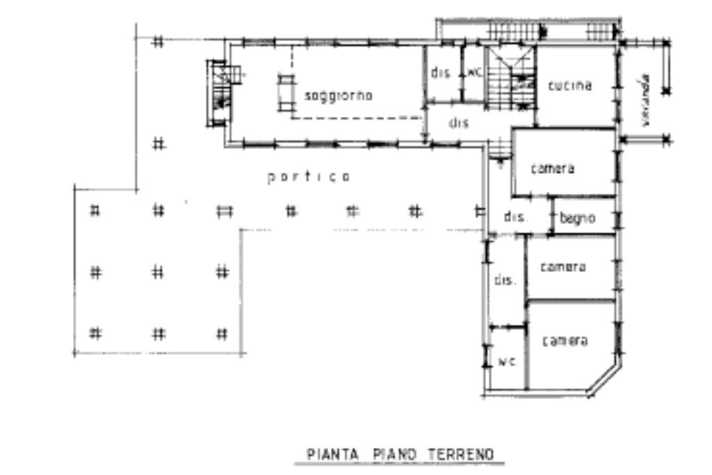 Villa Via corbiglia, Rosta - planimetria 1