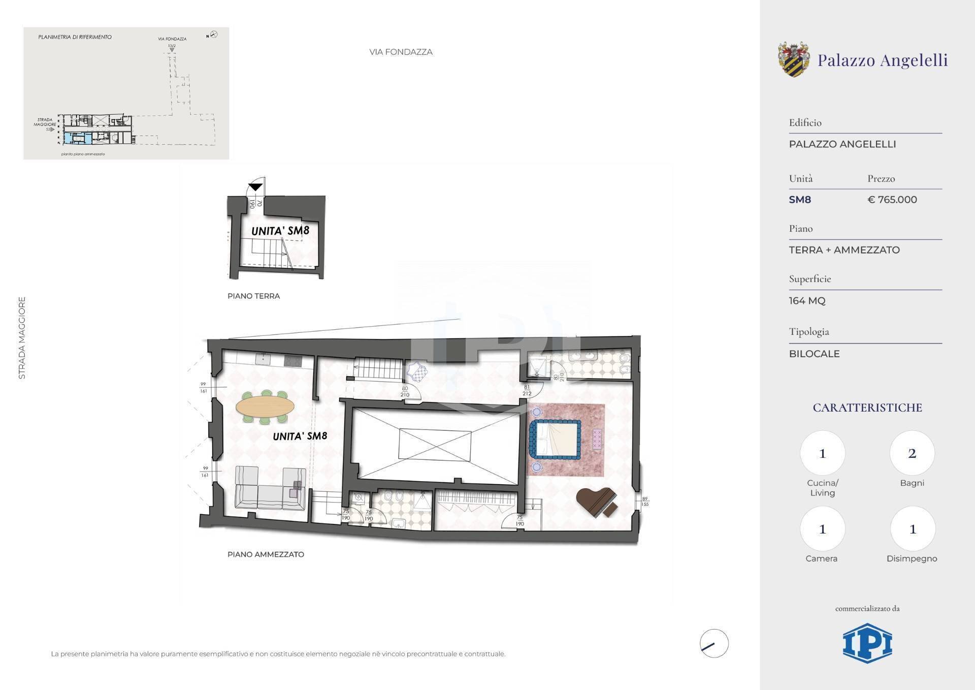 Two-room apartment Strada Maggiore, Bologna (neighborhood Centro Storico) - photo 2