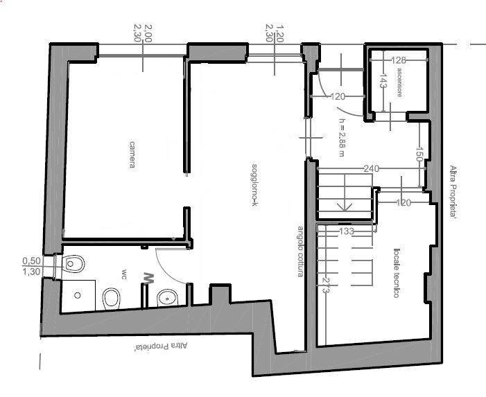 Foto 1 - Bilocale Grottammare - planimetria 1