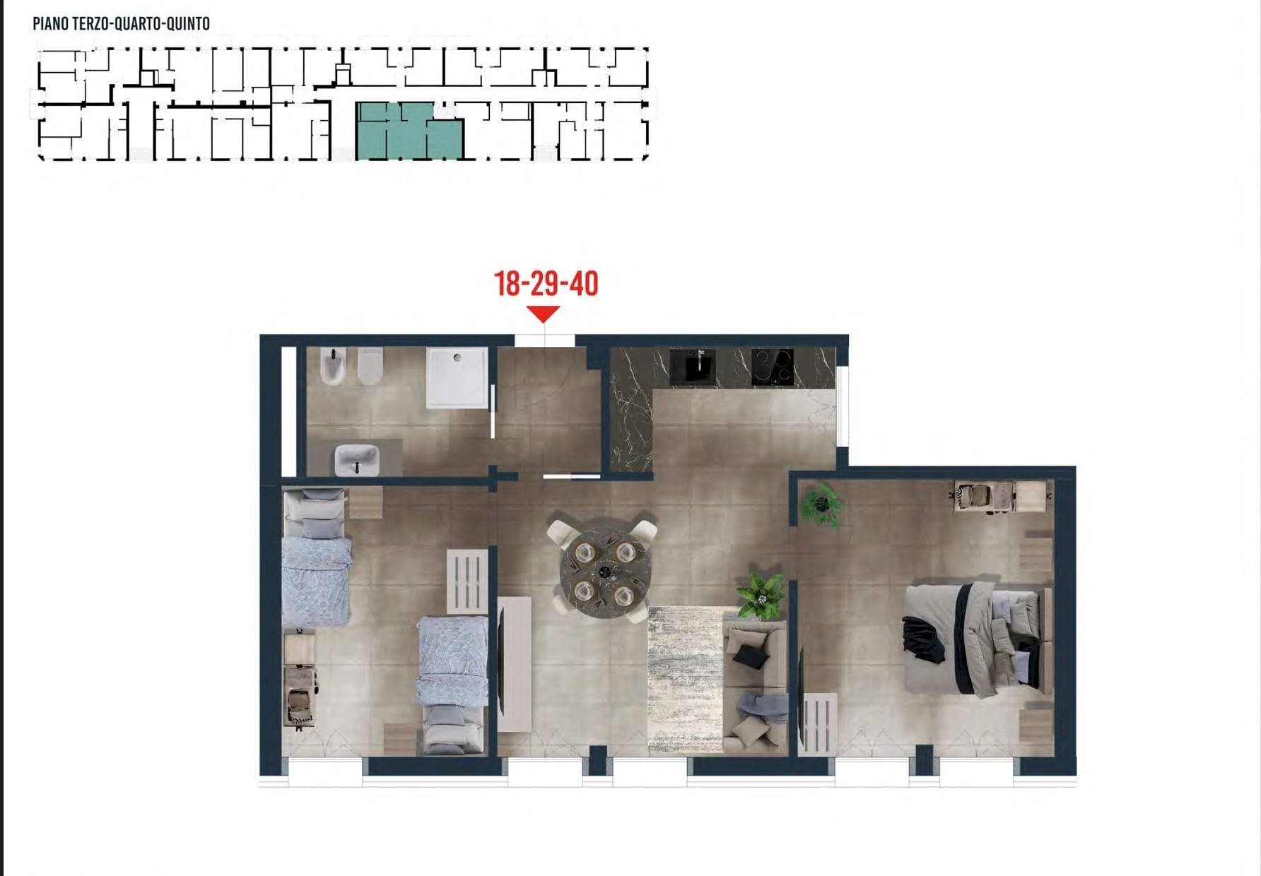 Foto 3 - Trilocale Piazza Brescia
 
17, Jesolo - foto 3