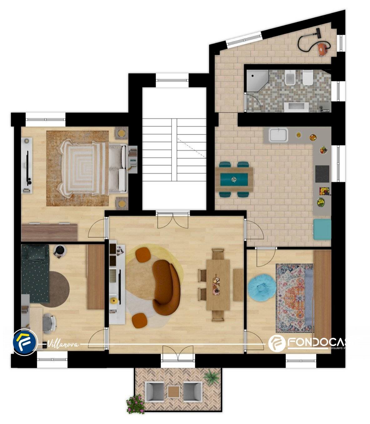 Foto 33 - Apartment Via Roma, Casanova Lerrone - floor plans 1