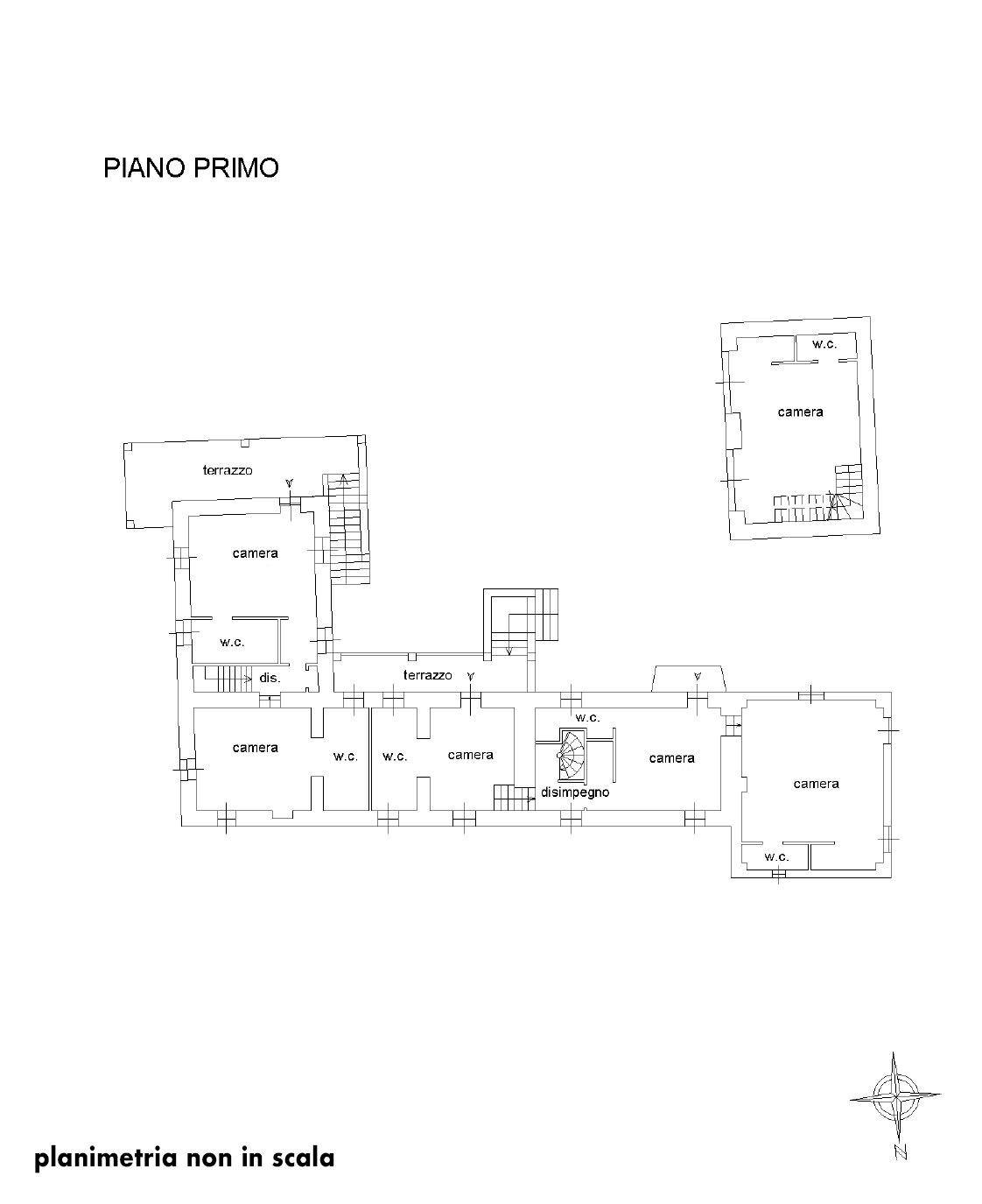 Villa Frazione Arzello, Melazzo - planimetria 1
