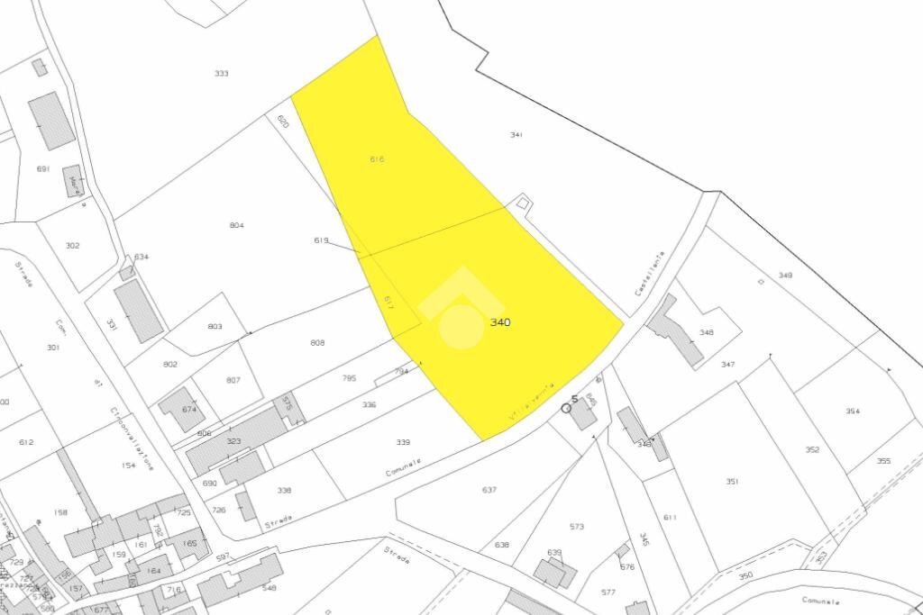 Terreno edificabile Via Al Piano, Carezzano - planimetria 1