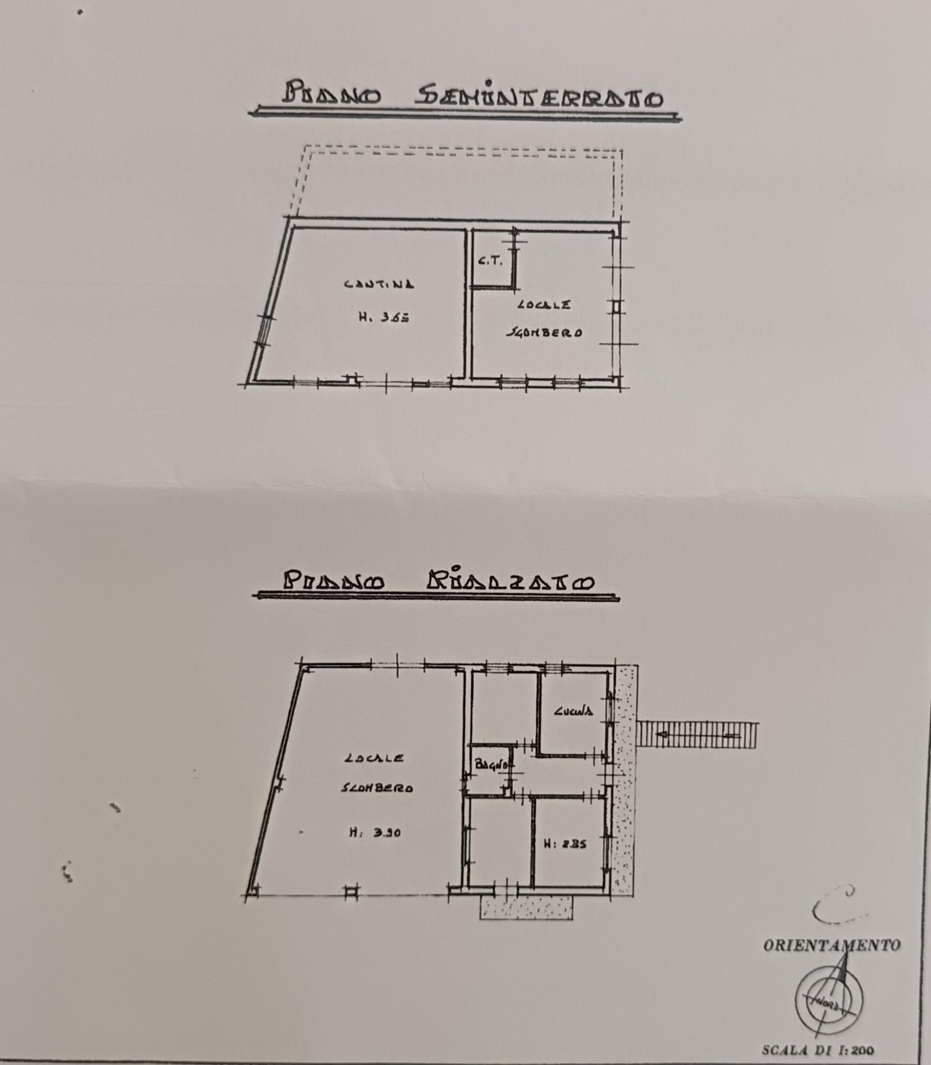 Independent house Via delle Vigne, 5, Sanfront - floor plans 1