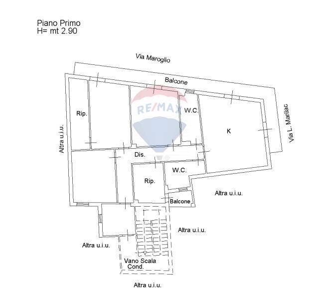 Pianta 2D - Appartamento Via Cappuccini vecchi
 
8, Caltagirone - planimetria 1
