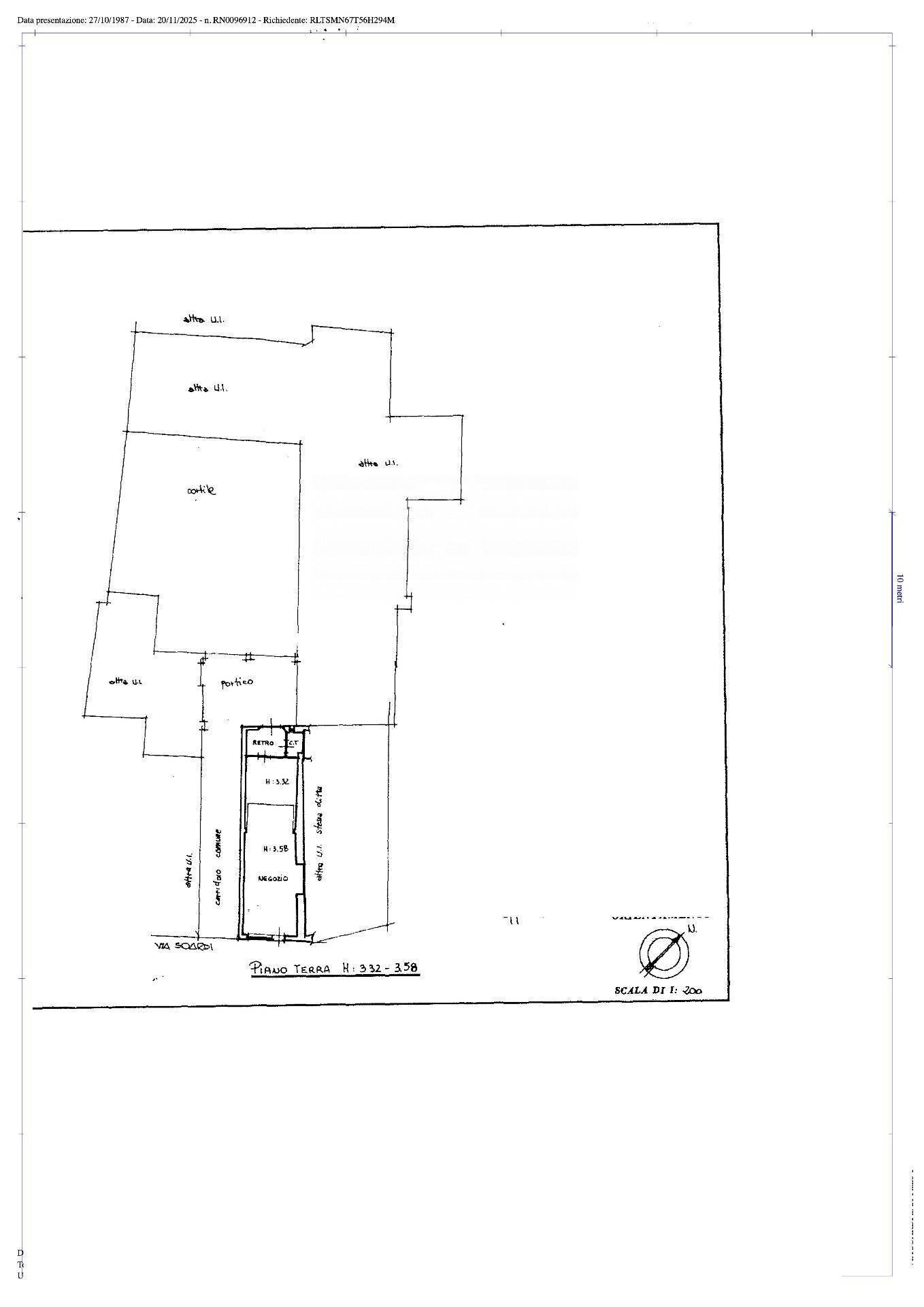 Foto 11 - Negozio Via Soardi
 
21, Rimini - planimetria 1