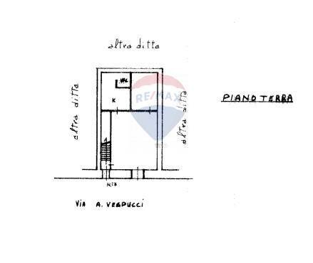 Pianta 2D - Bilocale Via Amerigo Vespucci
 
25, Ragusa - planimetria 1