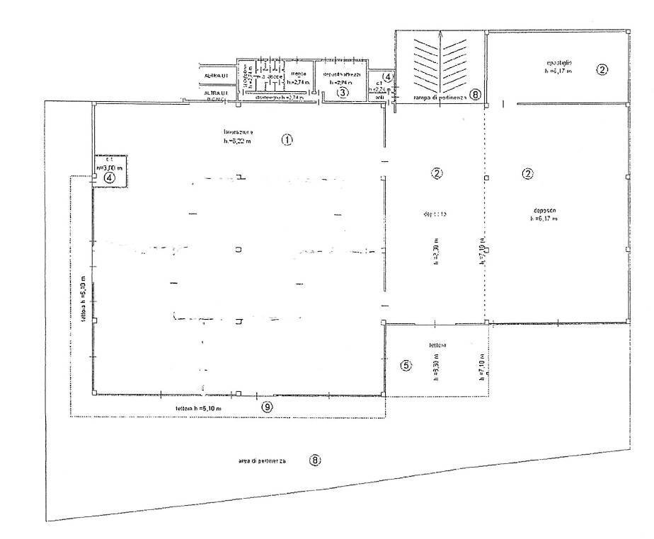 Foto 25 - Capannone via del Cristo
 
21, Manzano - planimetria 1