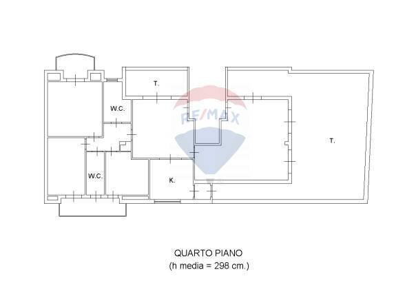 Pianta 2D - Attic Via Gaetano Martino
 
49, Alcamo - floor plans 1