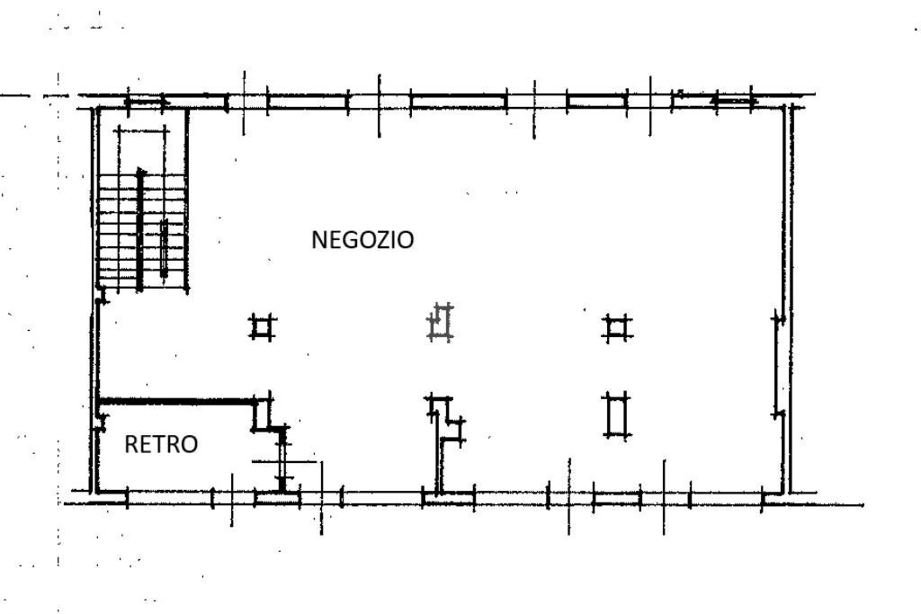 Negozio Locale Commerciale Via Cuneo, Barge - planimetria 1