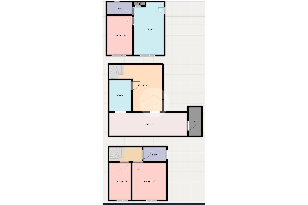 Casa indipendente Via Canneto di Apparizione, Genova (zona Apparizione) - planimetria 1