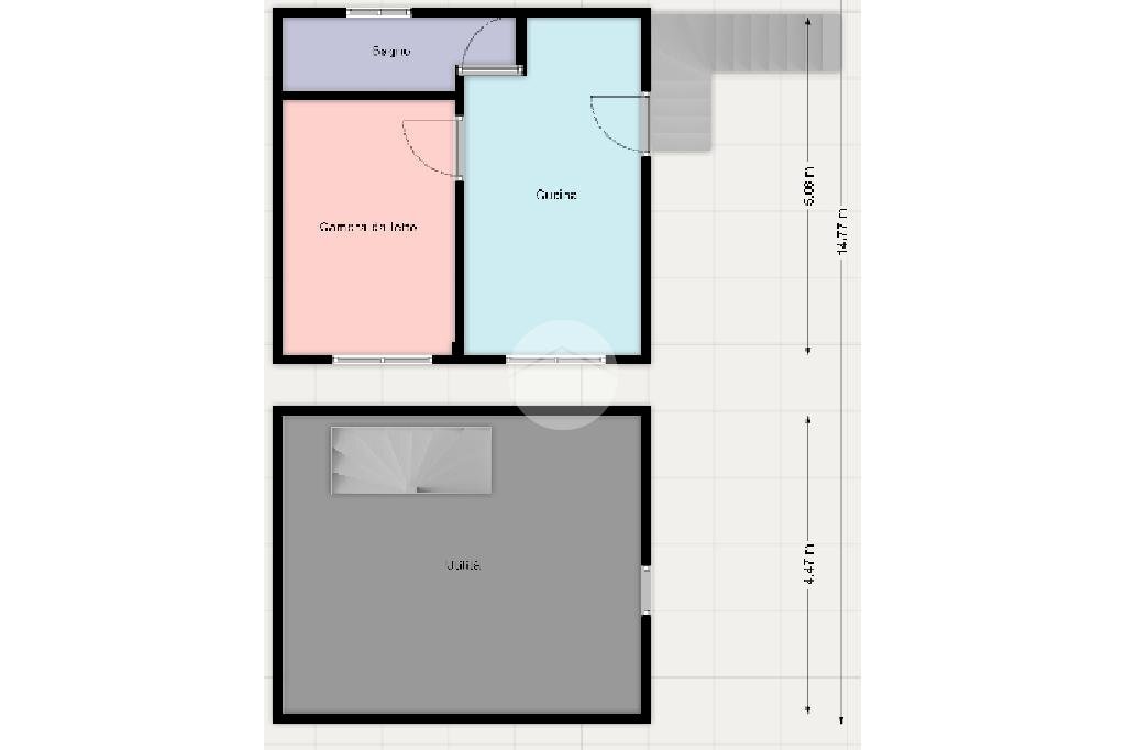 Casa semi indipendente Via Canneto di Apparizione, Genova (zona Apparizione) - planimetria 1