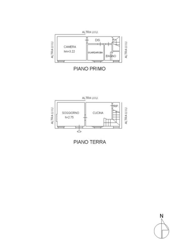 Foto 40 - Casa indipendente Santa Maria a Monte - planimetria 1