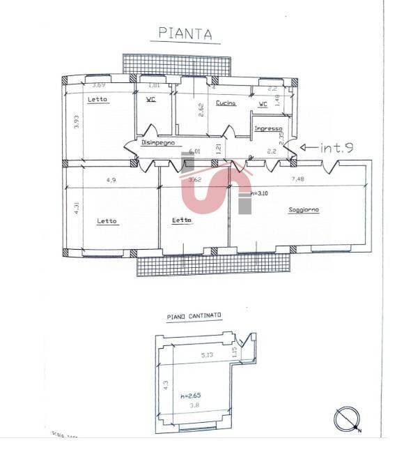 Foto 8 - Four-room apartment via Salvator Rosa, Benevento - floor plans 1