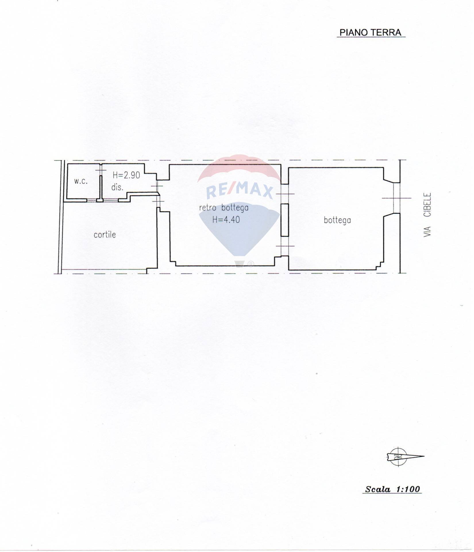 Pianta 2D - Shop Via Cibele
 
53, Catania - floor plans 1