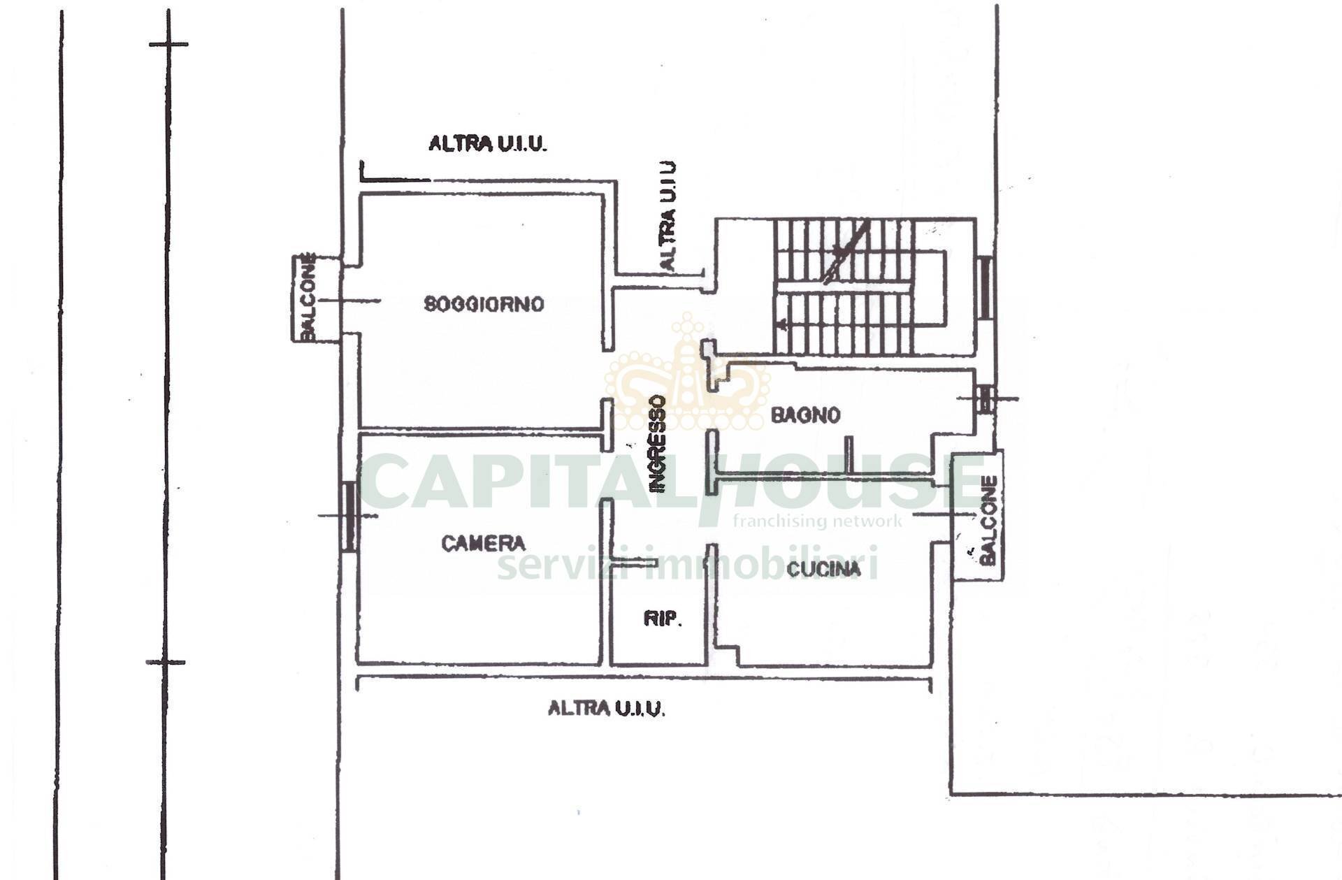 Foto 19 - Trilocale via Galeotti, Bologna - planimetria 1