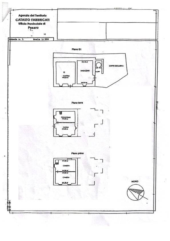 Foto 15 - Rustico Località Calonato, Carpegna - planimetria 1