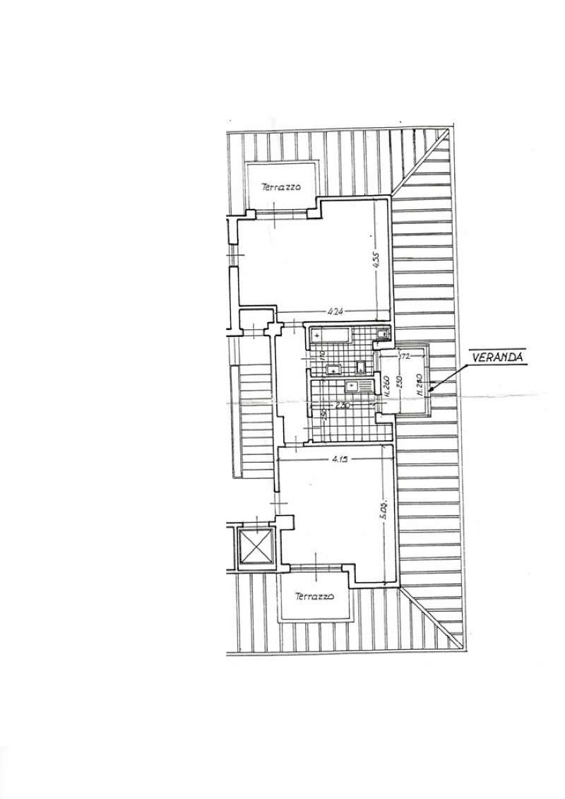 Planimetria - Two-room apartment corso Genova, Lavagna - floor plans 1