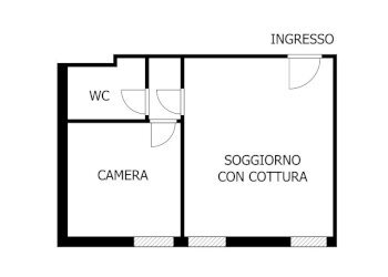 Planimetria - Two-room apartment Lavagna - photo 22