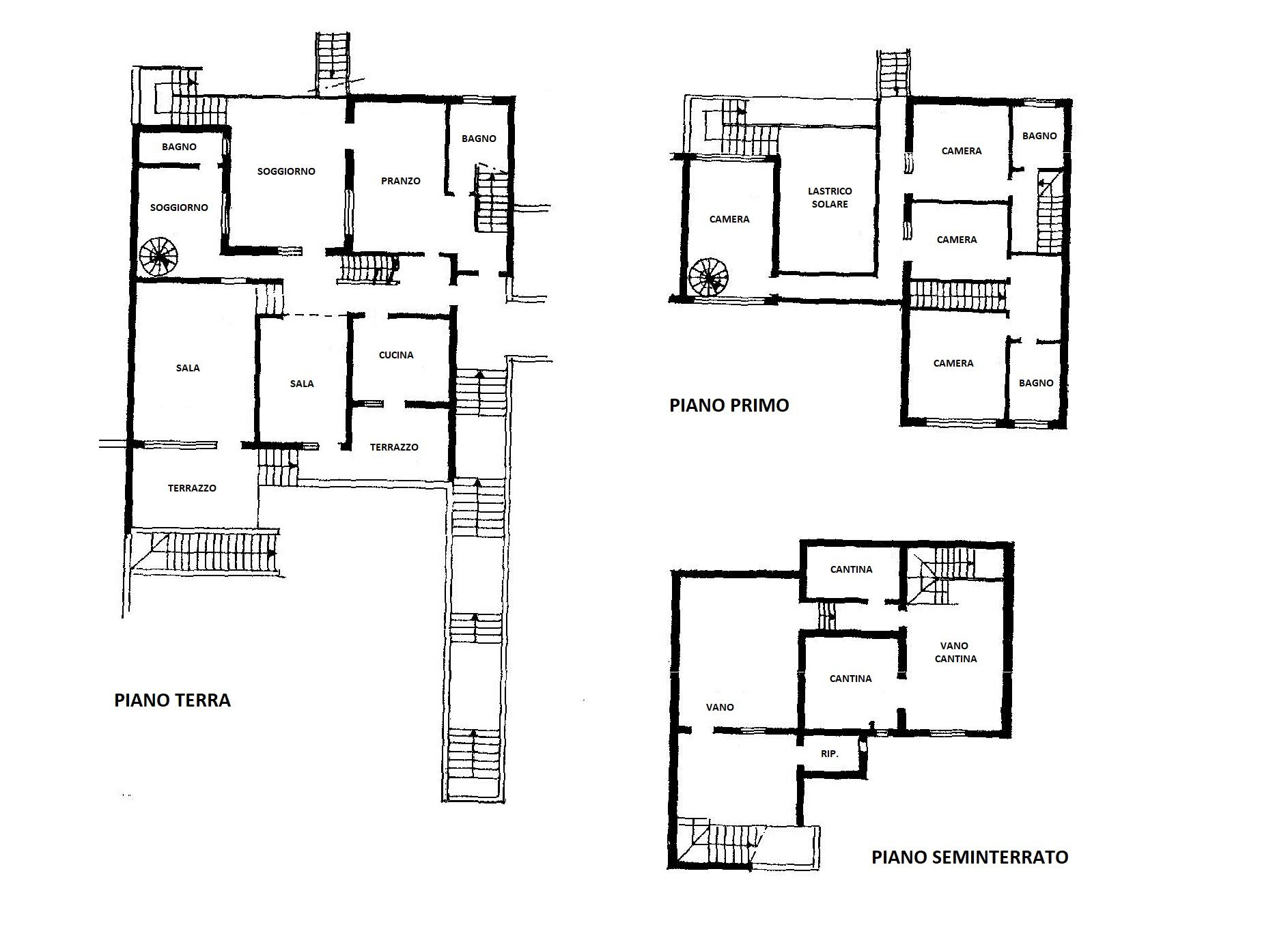 Villetta San Lazzaro di Savena - planimetria 1
