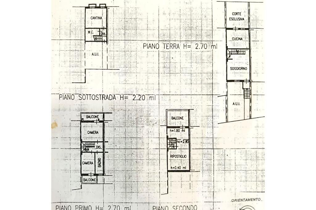 Terraced Villa Via Gorizia, Bertinoro - floor plans 1