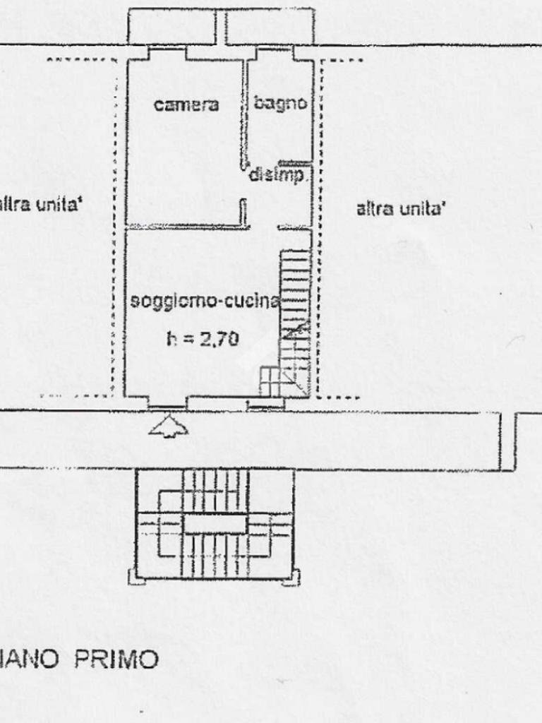 Trilocale Via XXV Aprile, Suno - planimetria 1