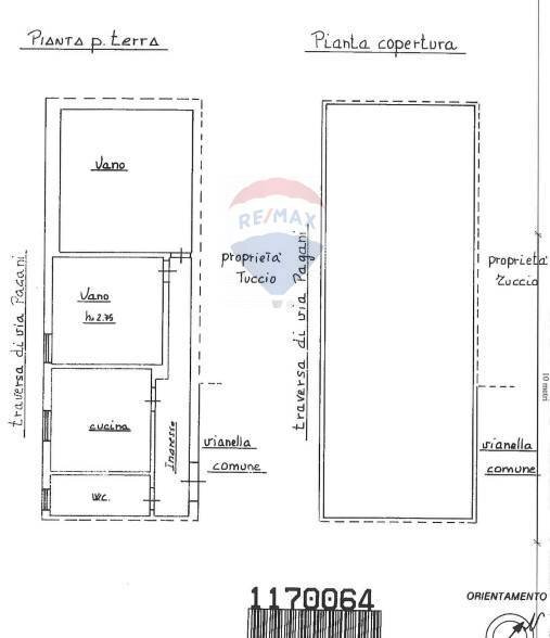 Pianta 2D - Casa semi indipendente Via Gaspare Pagani
 
21, Riposto - planimetria 1
