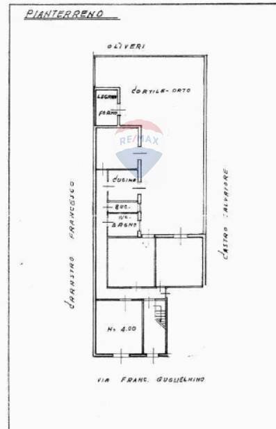 Pianta 2D - Casa semi indipendente Via Francesco Guglielmino
 
47, Aci Catena - planimetria 1