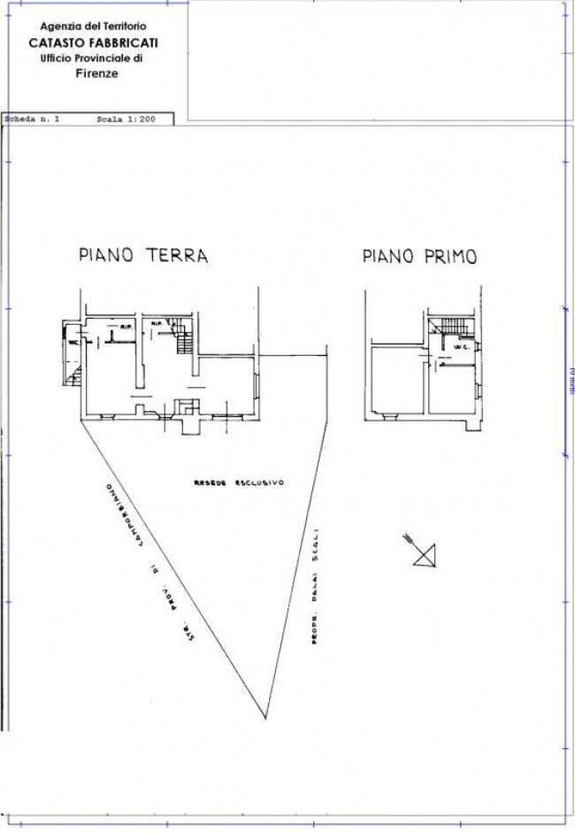 Foto 28 - Rustico Località Camporbiano, Gambassi Terme - planimetria 1