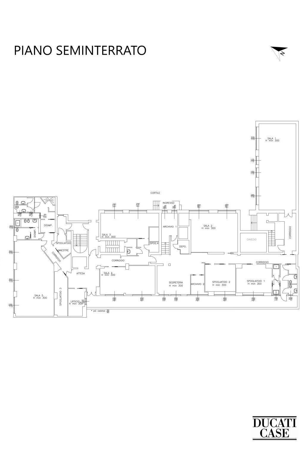 Office via Andrea Solari, Milano - floor plans 1