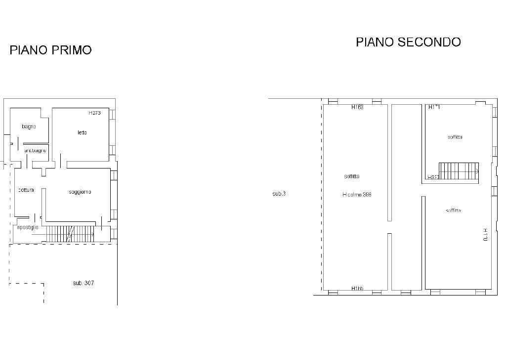 Trilocale Via Arrigona, San Giacomo delle Segnate - planimetria 1