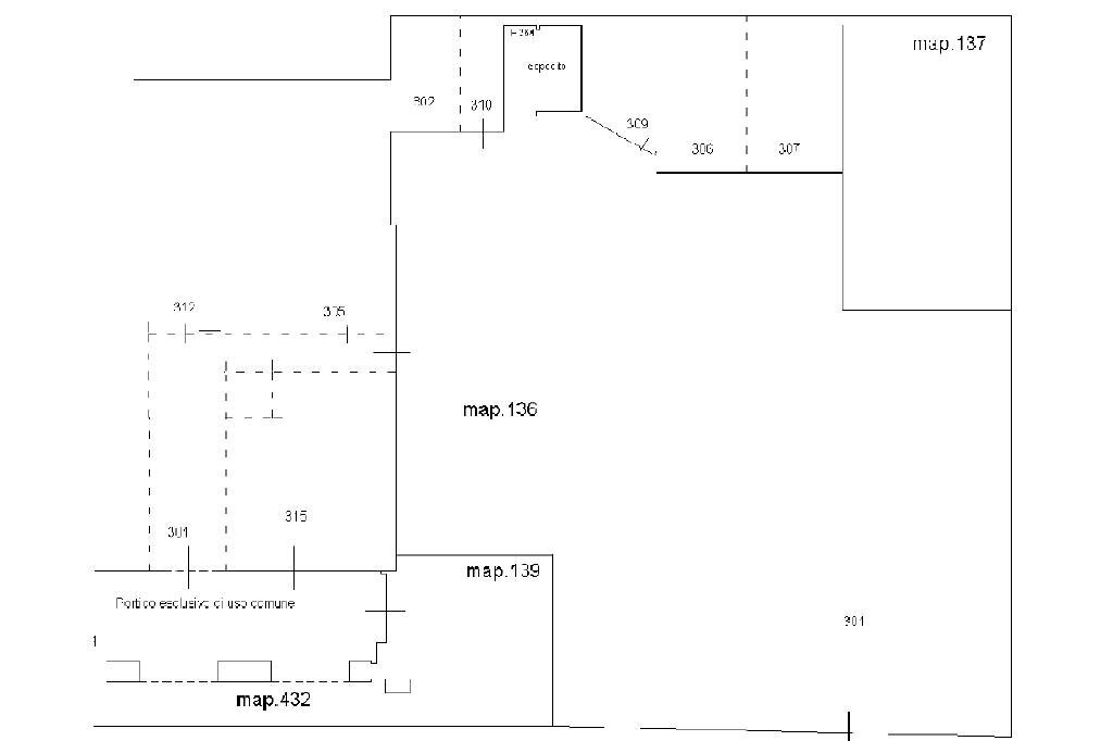Casa semi indipendente Via Arrigona, San Giacomo delle Segnate - planimetria 1