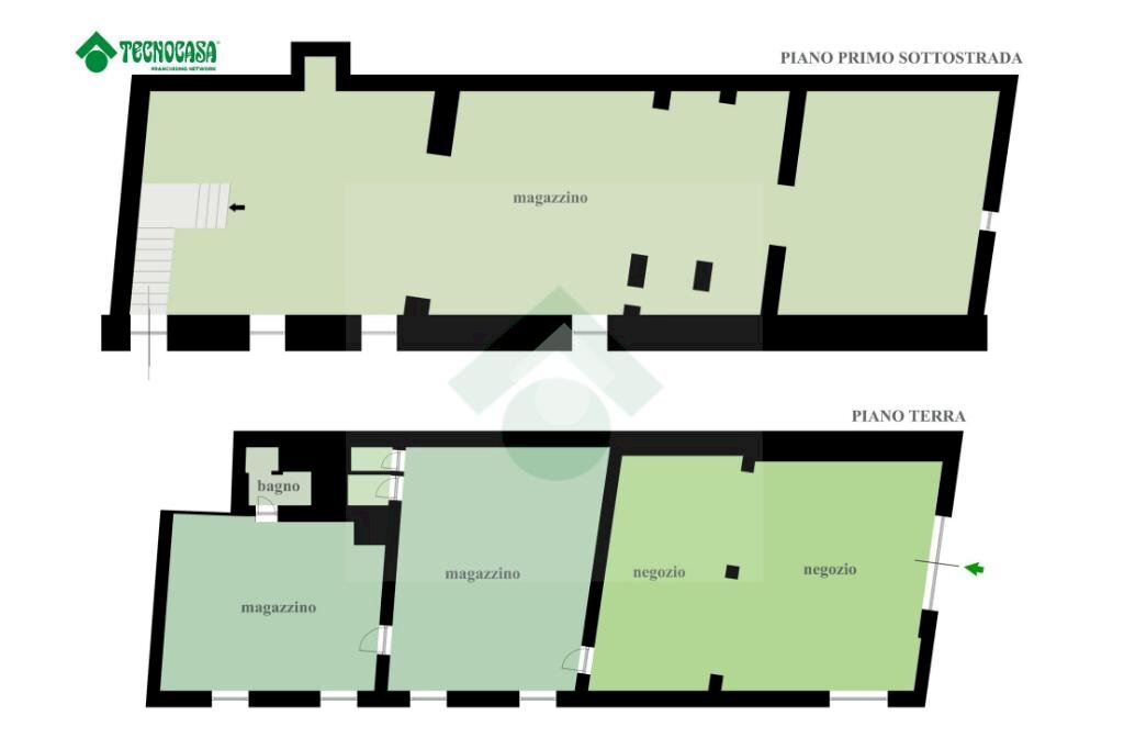 Shop Corso Garibaldi, Forlì - floor plans 1
