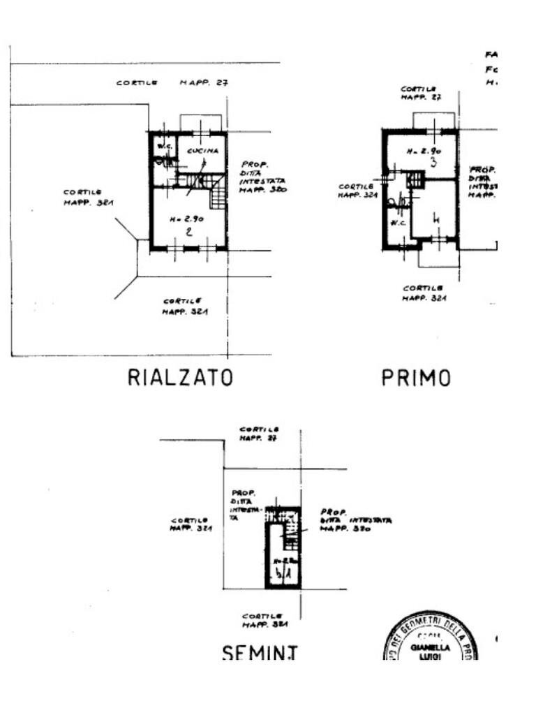 Terraced Villa Via I Maggio, Magenta - floor plans 1