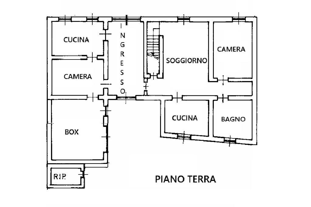 Casa indipendente Via P. Milone, Livorno Ferraris - planimetria 1