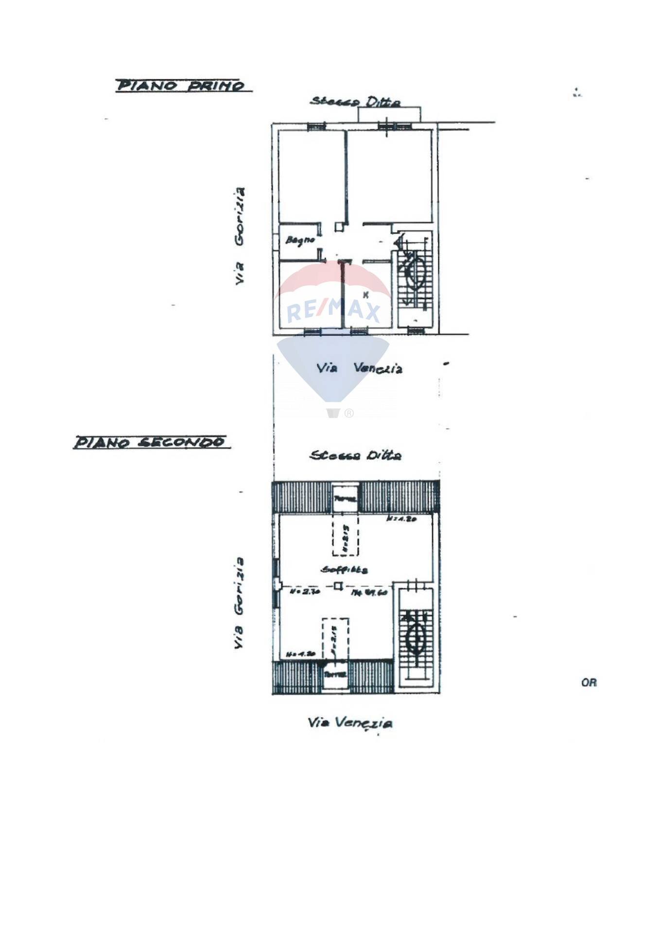 Pianta 2D - Trilocale Via Venezia
 
24, Canino - planimetria 1